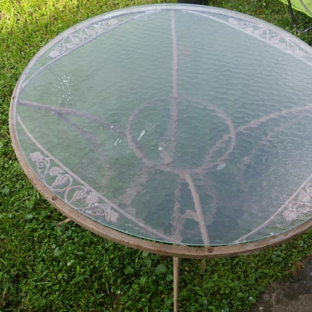 Glass table